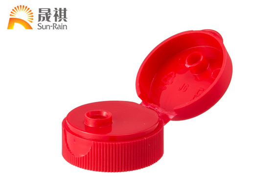 الأحمر البلاستيك كاب جولة مضخة لشامبو زجاجة قبعات أحجام مختلفة SR204A